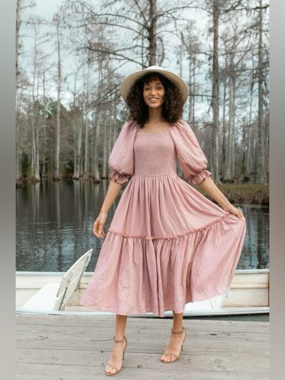 Ivy City Co Dusty Pink Lani Dress